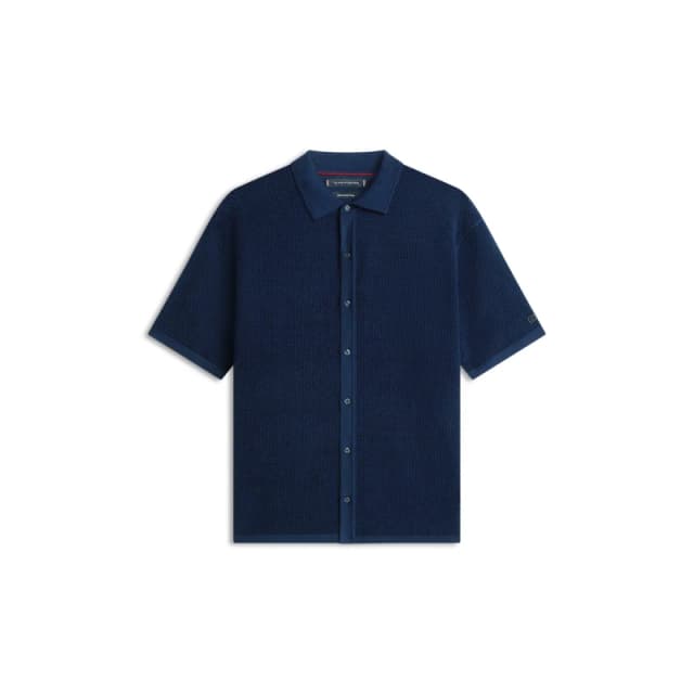 Tommy Hilfiger Tommy DC SSKnit Shrt Sn62 Navy Iris male S