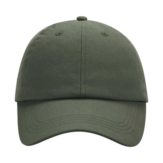 Beechfield Mens 6 Panel Low Profile Baseball Cap in Dark Olive Dark Olive Male One Size