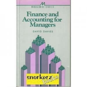 Finance and Accounting for Managers by David B Davies and Institute of Personnel Management Book