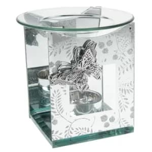 Glitter Leaves Oil Burner