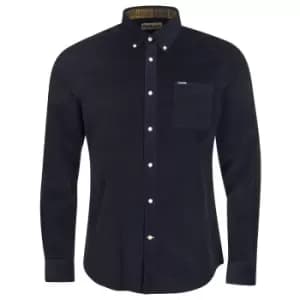 Barbour Mens Ramsay Tailored Shirt Navy Large