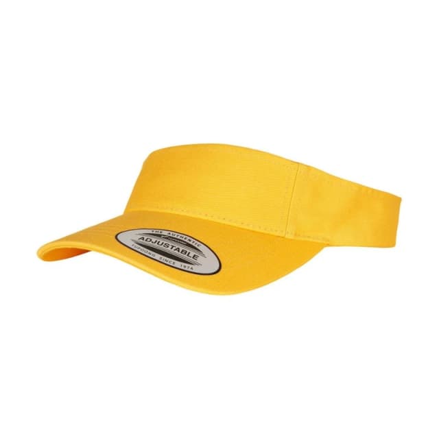 Flexfit by Yupoong Curved Visor Cap in Bright Yellow Bright Yellow Unisex One Size
