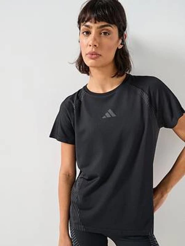 Seamless knit top For Her adidas Noir Female S