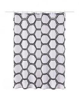 Aqualona Honeycomb Shower Curtain
