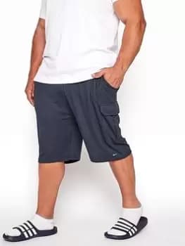 BadRhino Essential Jersey Cargo Short - Navy, Size 1Xl, Men