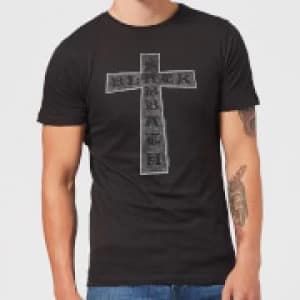 Black Sabbath Cross Mens T-Shirt - Black