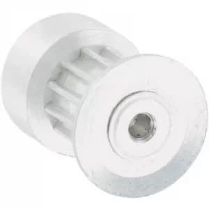 Aluminium Toothed belt disc Reely Bore diameter: 2.3mm Diameter: 13mm No. of teeth: 12