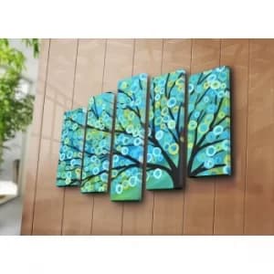 Multicolor Decorative Canvas Painting