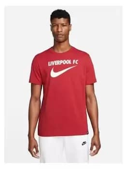 Nike Liverpool 22/23 Swoosh Club Tee - Red, Red Size M Men