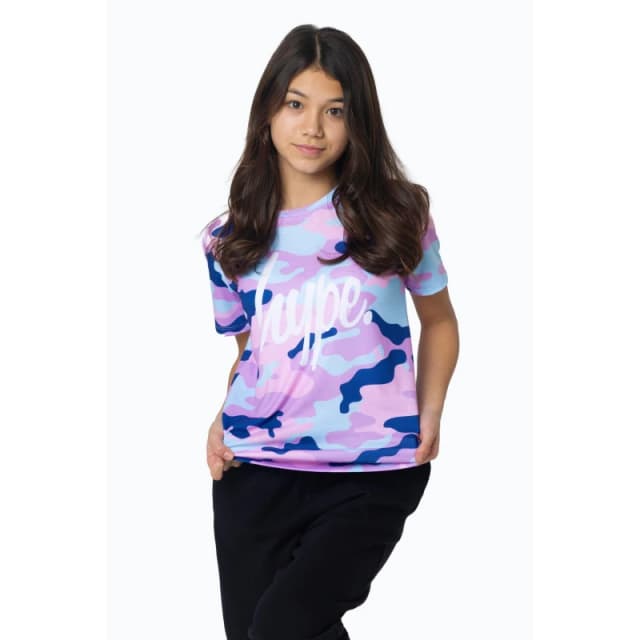 Hype Multi Evie Camo T-Shirt Multi female