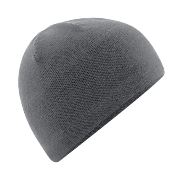 Beechfield Beechfield Men Water Repellent Beanie in Mid Grey Mid Grey One Size Male 5059958779839