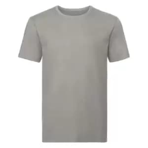 Russell Mens Authentic Pure Organic T-Shirt (S) (Stone)