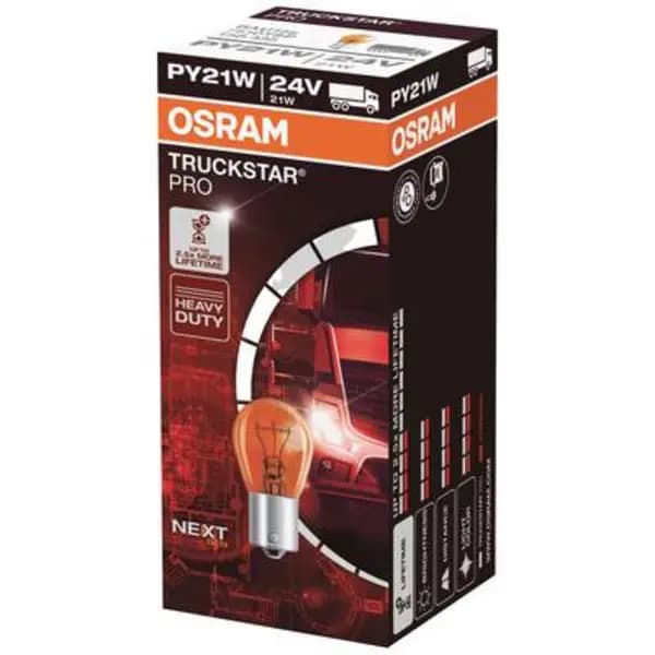 OSRAM Light Bulbs PY21W 7510TSP Bulb, indicator MERCEDES-BENZ,VOLVO,IVECO,Intouro (O 560),ACTROS MP2 / MP3,ACTROS MP4 / MP5,ANTOS,AROCS,ATEGO,ATEGO 3
