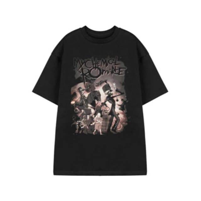 My Chemical Romance My Chemical Romance Short Sleeved T-Shirt in Black Size: Small Black S Unisex 5063203915231