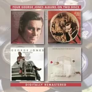 George Jones/In a Gospel Way/Memories of Us/The Battle Four George Jones Albums On Two Discs by George Jones CD Album