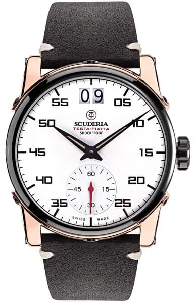 CT Scuderia Watch Touring Testa Piatta - White CTS-089