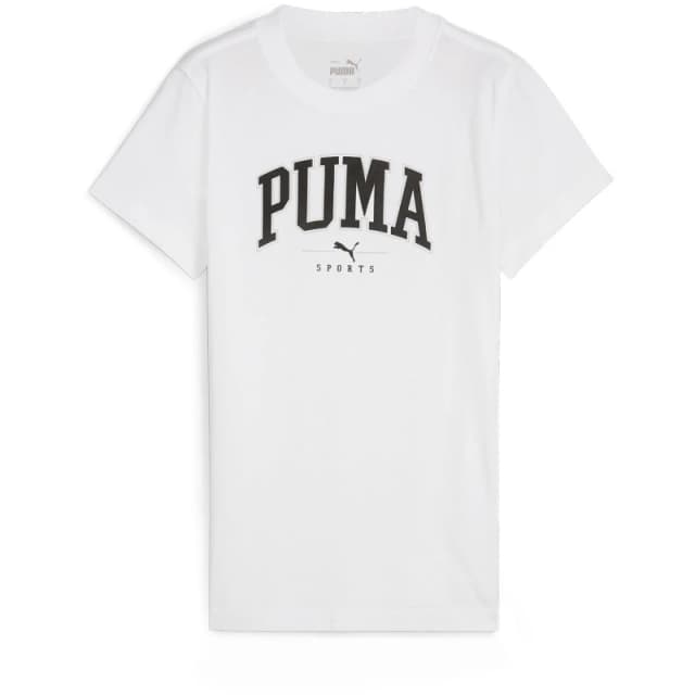 Puma Squad Graphic Tee T-Shirt Womens - White White 8