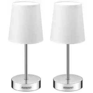 Bedside Lamp Lumiere 2Pcs Set White 32x13x13cm