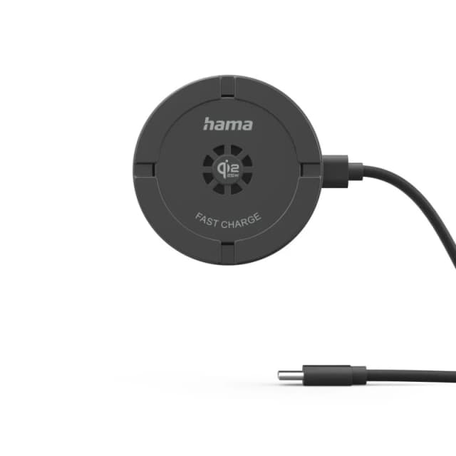 Hama Hama 00201756 mobile device charger Universal Black USB Wireless charging Indoor 00201756