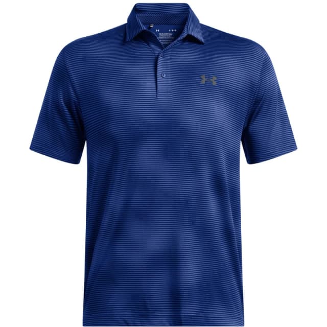 Under Armour Mens Playoff Short-Sleeve Performance Polo Shirt Blue male M