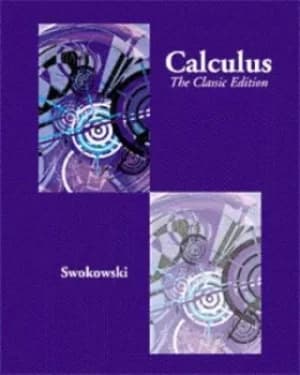Calculus by Earl William Swokowski
