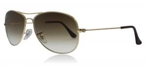 Ray-Ban Cockpit Sunglasses Arista / Crystal Brown 001/51 56mm