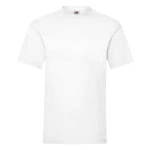 Fruit Of The Loom Mens Valueweight Short Sleeve T-Shirt (2XL) (White)