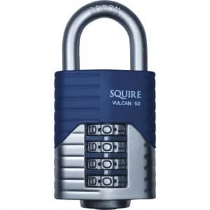 Henry Squire Vulcan Boron Shackle Combination Padlock 40mm Standard