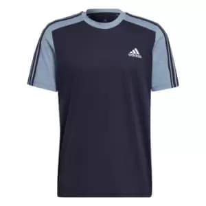 adidas Essentials M lange T-Shirt Mens - Legend Ink / Legend Ink Metall