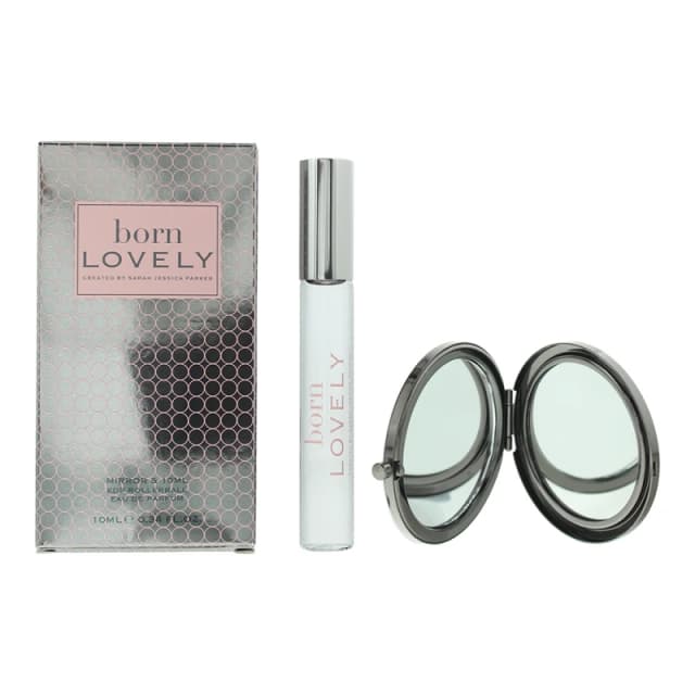 Sarah Jessica Parker Born Lovely Gift Set 10ml Eau de Parfum Rollerball + Mirror