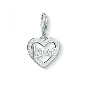 Ladies Thomas Sabo Sterling Silver Charm Club Love Charm