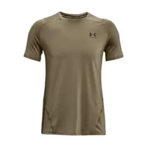 Under Armour HeatGear Armour Fitted Short Sleeve Training Top Mens - Green