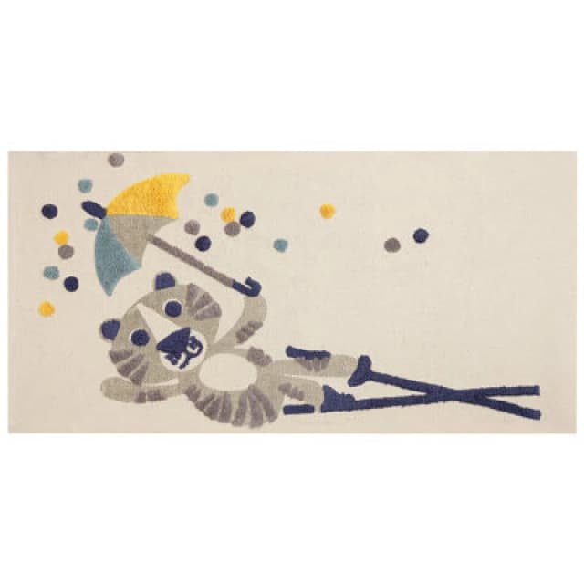 Beliani Kids Rug Singkil Multicolour 80 X 150 Cm Cotton