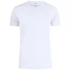 Clique Mens Active T-Shirt (XS) (White)
