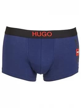 Hugo Boss Calligraphy Logo Trunks Navy Size 2XL Men