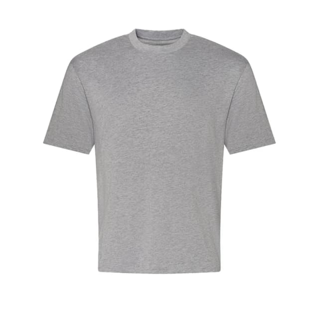 AWDis AWDis Men 100 Oversized T-Shirt in Grey Size: Small Grey S Male 5063300510902