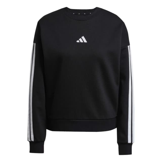 adidas Studio Lounge 3-Stripes Sweatshirt Wome - Black XS
