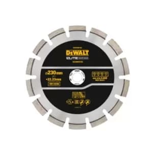 DEWALT Elite Series Asphalt Diamond Segmented Wheel 230 X 22.23mm