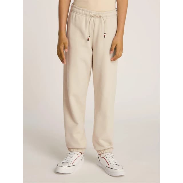 TOMMY HILFIGER U Mini Corp Logo Sweatpants - Beige Beige One Size