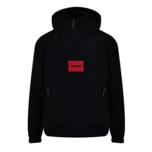 Hugo Logo Windbreaker - Black