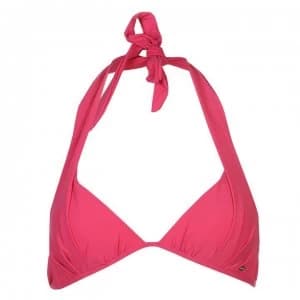 ONeill Halter Neck Bikini Bra Top Ladies - Beetroot Purple