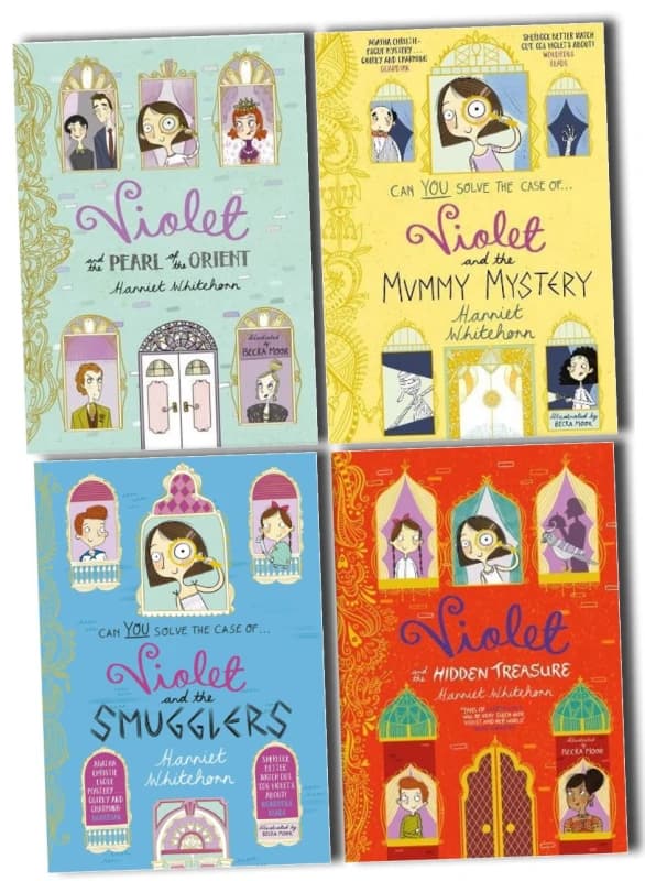 Harriet Whitehorn Violet 4 Books Collection Pack Set Paperback Violet and the Smugglers Harriet Whitehorn Books