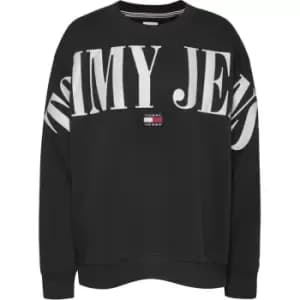 Tommy Jeans Tjw Crv Rlx Archive 1 Crew - Black