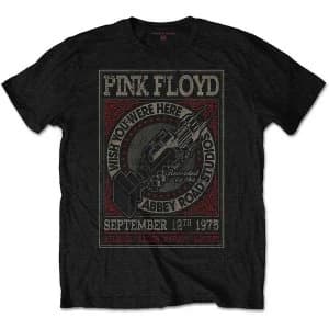 Pink Floyd - WYWH Abbey Road Studios Unisex Small T-Shirt - Black