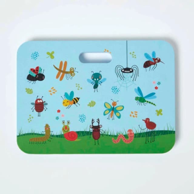 Homescapes Children's Garden Kneeling Pad With Insect Design