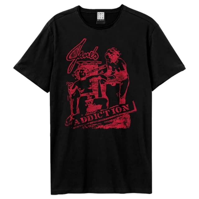 Amplified Amplified Men It's My Party Jane's Addiction T-Shirt in Black Size: X-Small Black XS Male 5063806704935