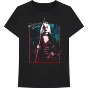 The Suicide Squad - Harley XOXO Unisex X-Large T-Shirt - Black