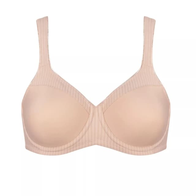 Triumph Womens soft cotton bra Triumph Modern W01 Beige Female 95E