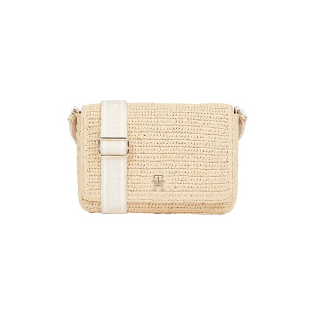 Tommy Hilfiger Womens TH Spring Logo Cross Body Bags Sugarcane female One Size