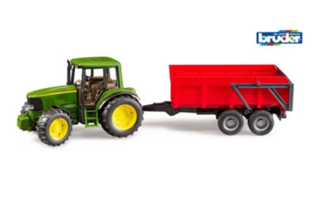 Bruder John Deere 6920 With Tipping Trailer Detailed Vehicle & Playset Model